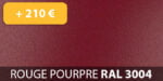 Rouge Pourpre RAL 3004 +210.00 €