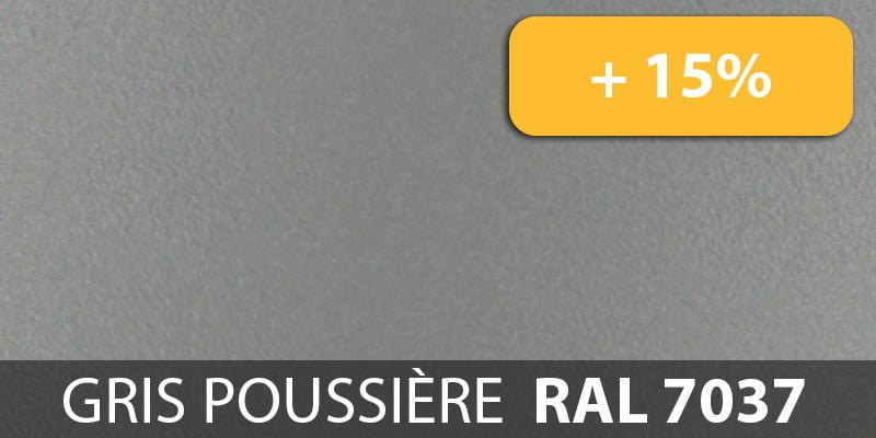 Gris Poussière RAL 7037 +15%