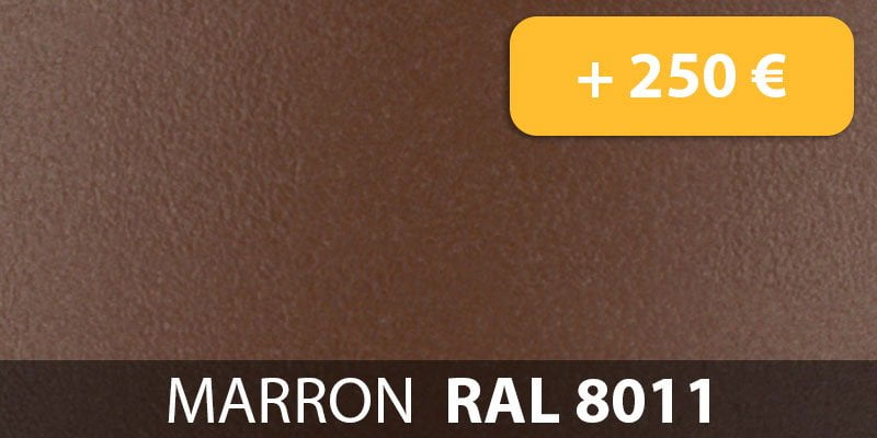 Marron RAL 8011 +250.00 €