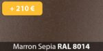 Marron RAL 8014 +210.00 €