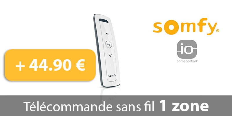 Télécommande Somfy 1 zone +44.90 €