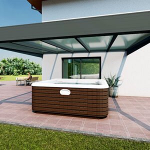 Abri de spa aluminium en kit Climacrown Skylux pas cher