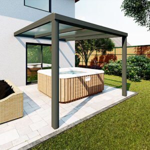 Abri de spa aluminium en kit Climalux Skylux pas cher