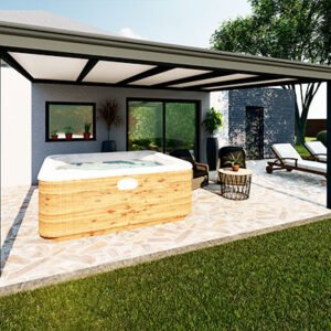 Abri de spa aluminium en kit Climalux tradition Skylux pas cher