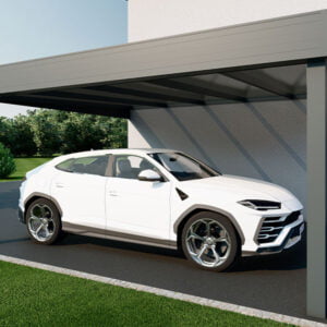 carport aluminium en kit Climacrown Skylux pas cher