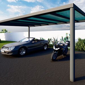 carport aluminium en kit Climalux autoporté Skylux pas cher