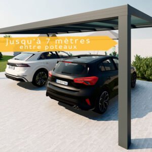 carport aluminium en kit Climalux Horizon autoporté Skylux pas cher