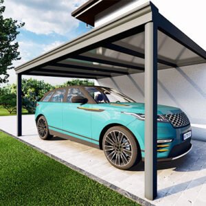 carport aluminium en kit Climalux tradition Skylux pas cher