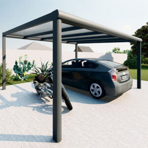 carport aluminium en kit Climalux softline Skylux pas cher