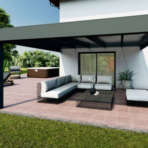 pergola aluminium en kit Climacrown Skylux pas cher