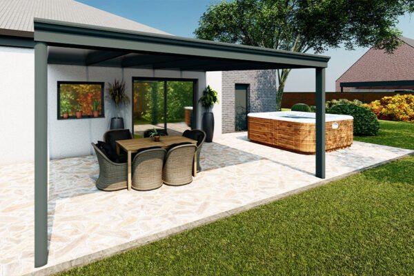 pergola aluminium en kit Climalux tradition Skylux pas cher