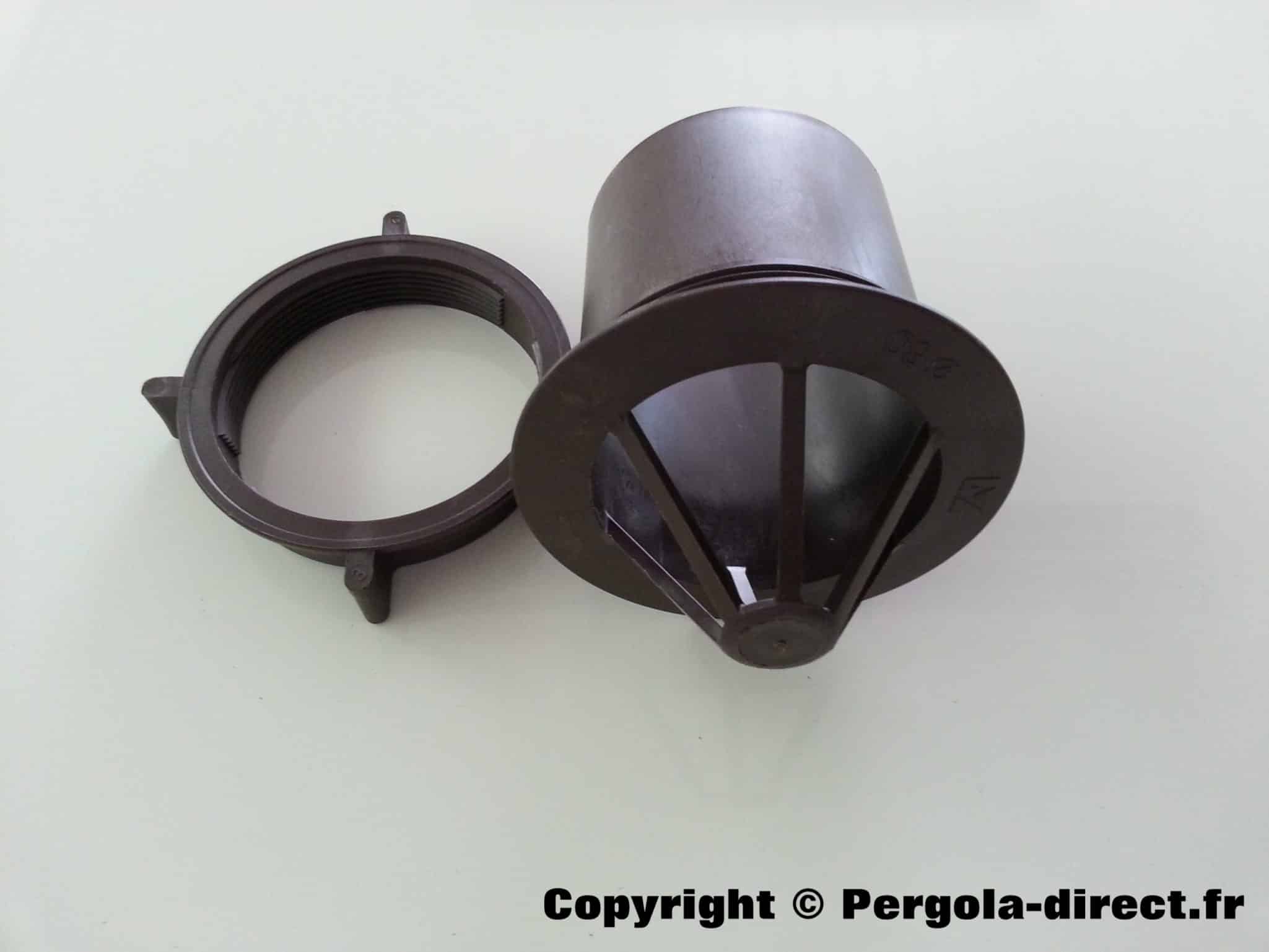 Crépine PVC diamètre 80